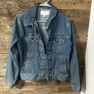 TIME&TRU Medium Womens long Sleeve denim jacket